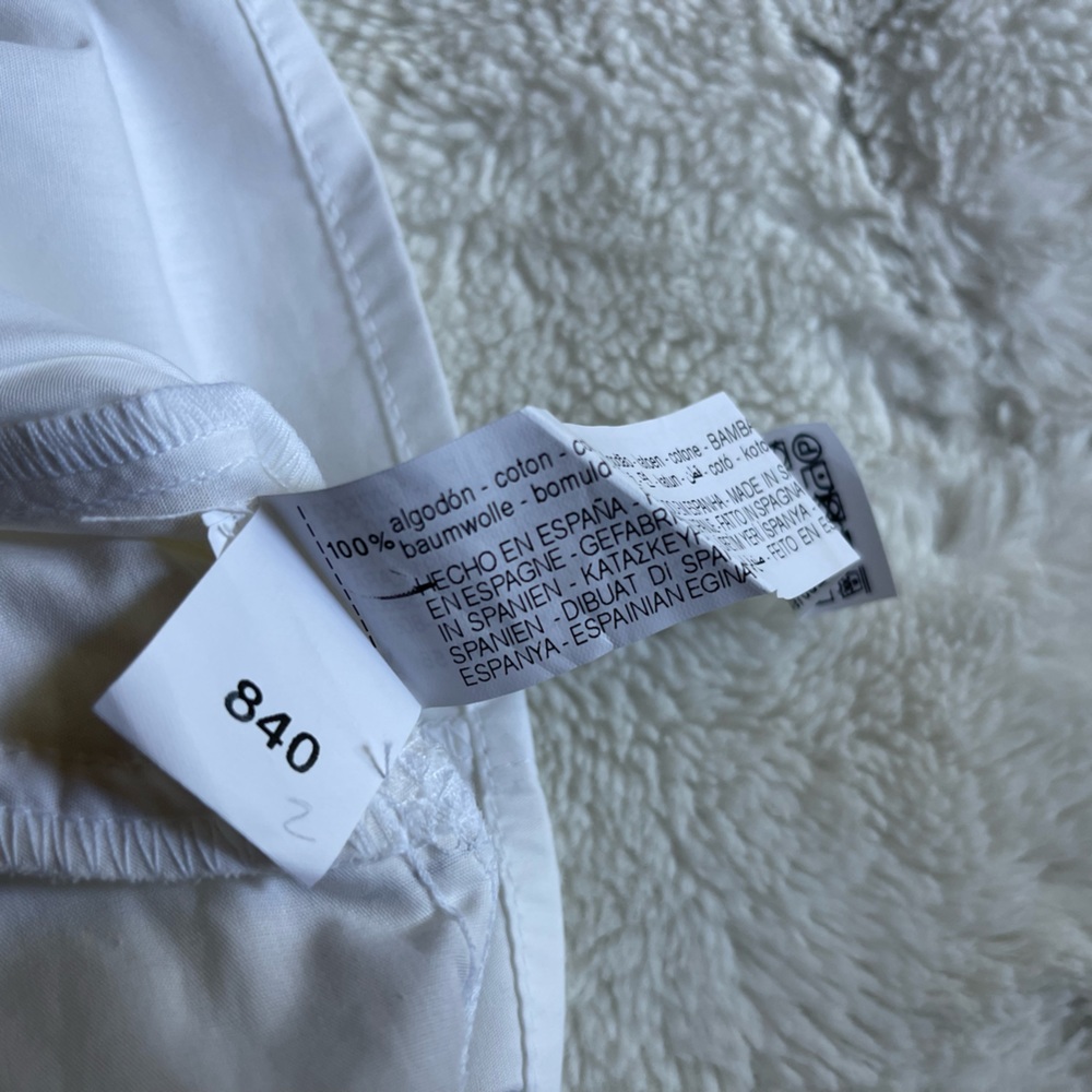 New! Zara cotton white sleeveless blouse size 2-3 - Picture 3 of 4